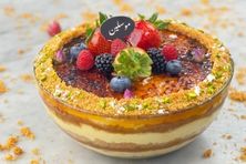 ترايفل كنافة كريم بروليه