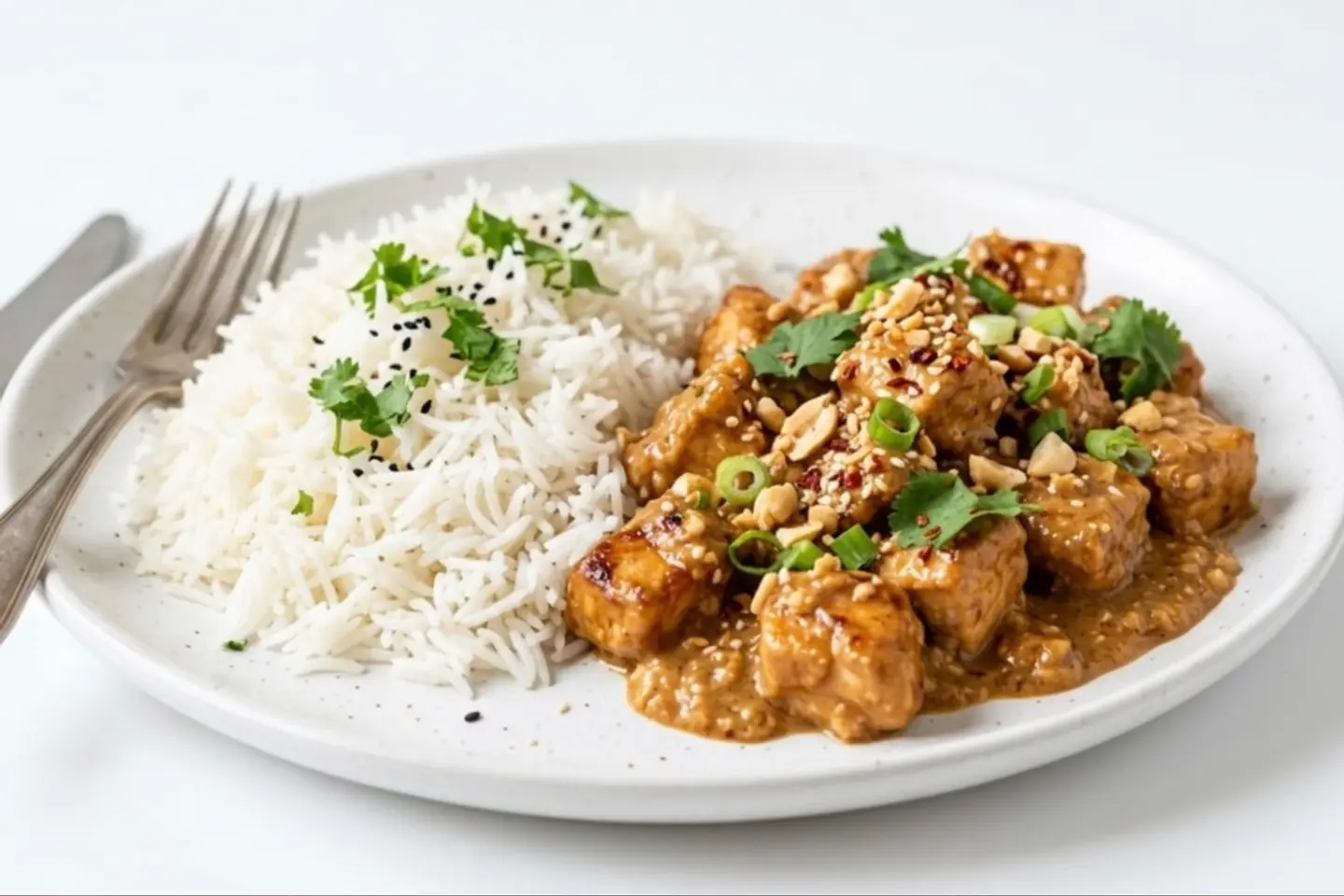 دجاج بالفول السوداني