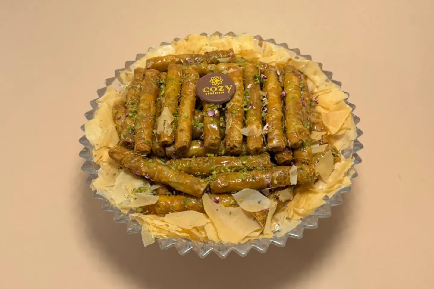 Caramel Baklava Plate