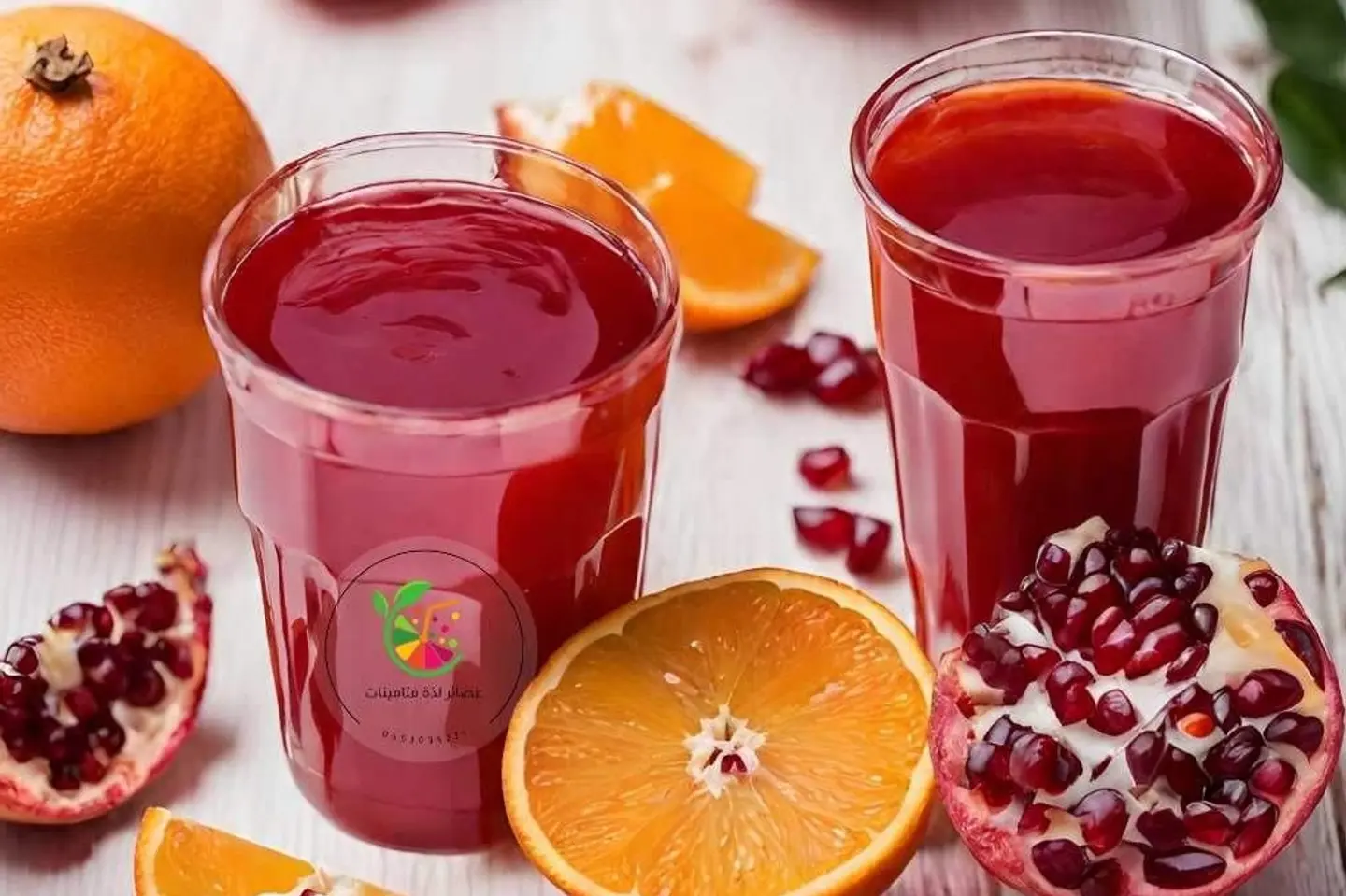 عصير برتقال رمان - كوب صغير