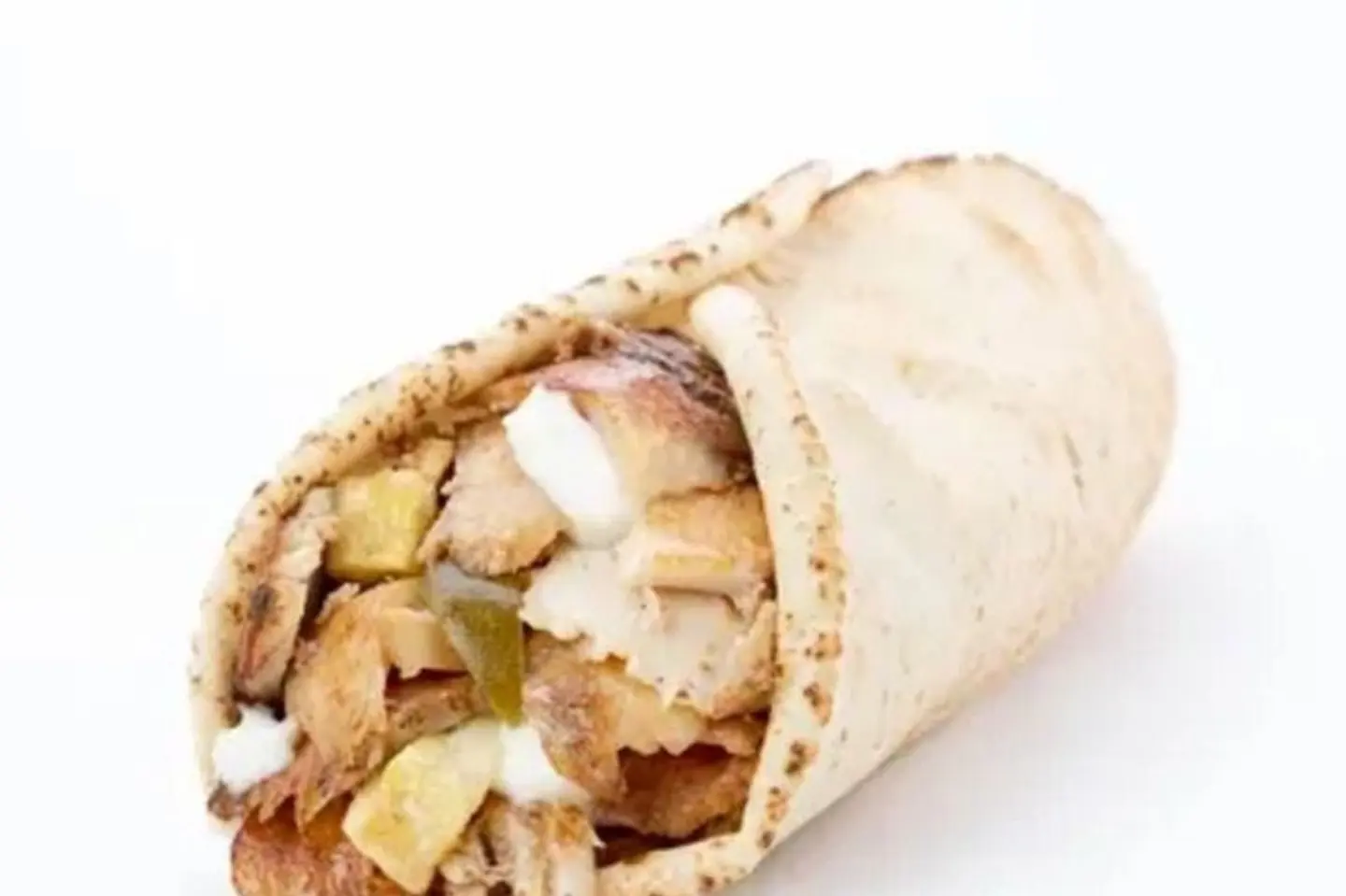 شاورما خبز لبناني