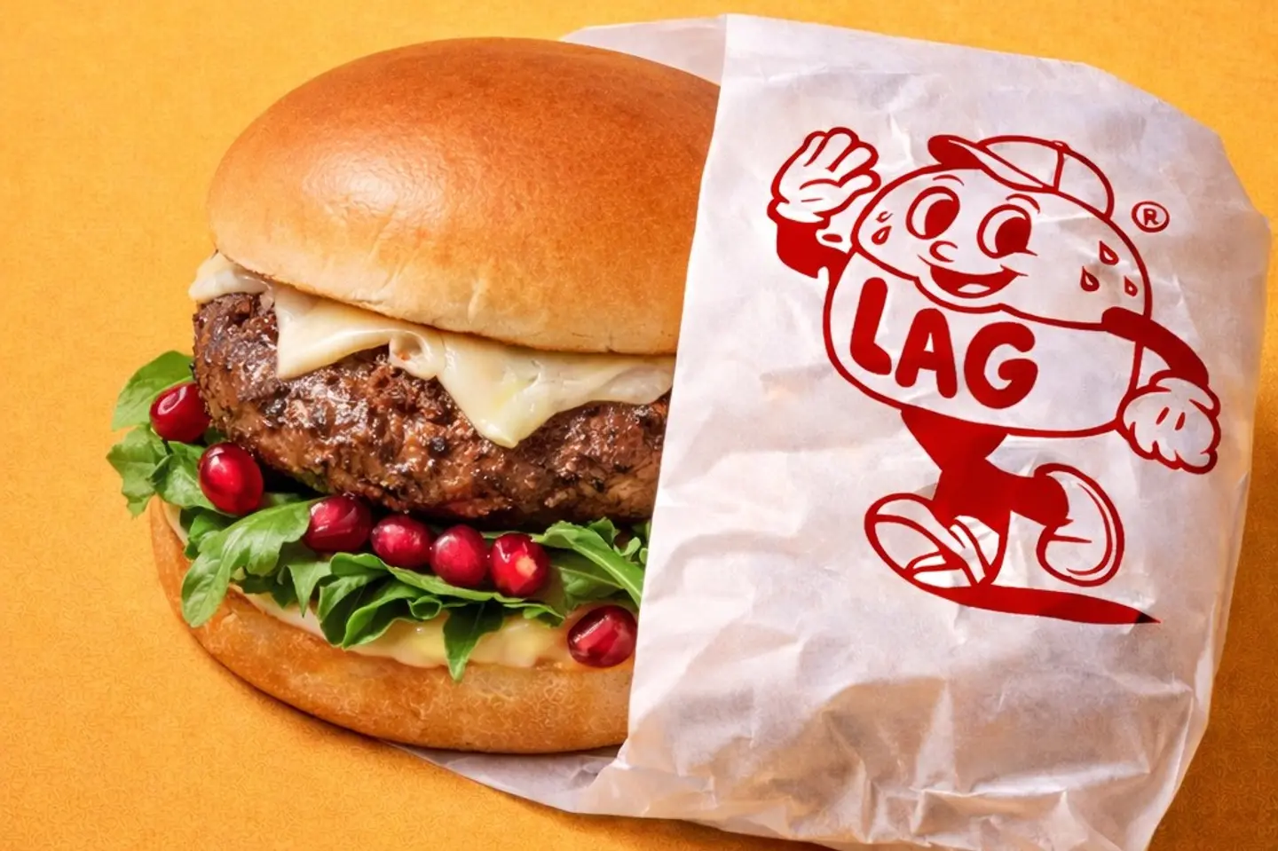 برجر رمان وجرجير