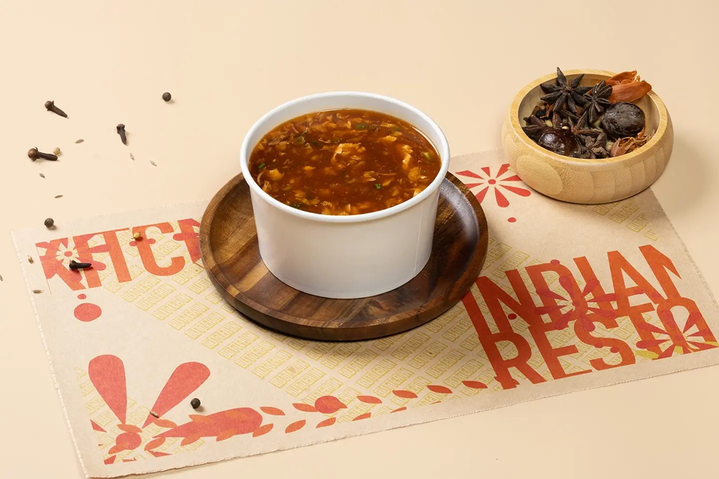 شورة حارة وحامض بالدجاج