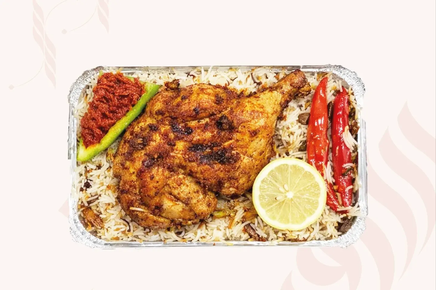 نصف دجاجة مسحب