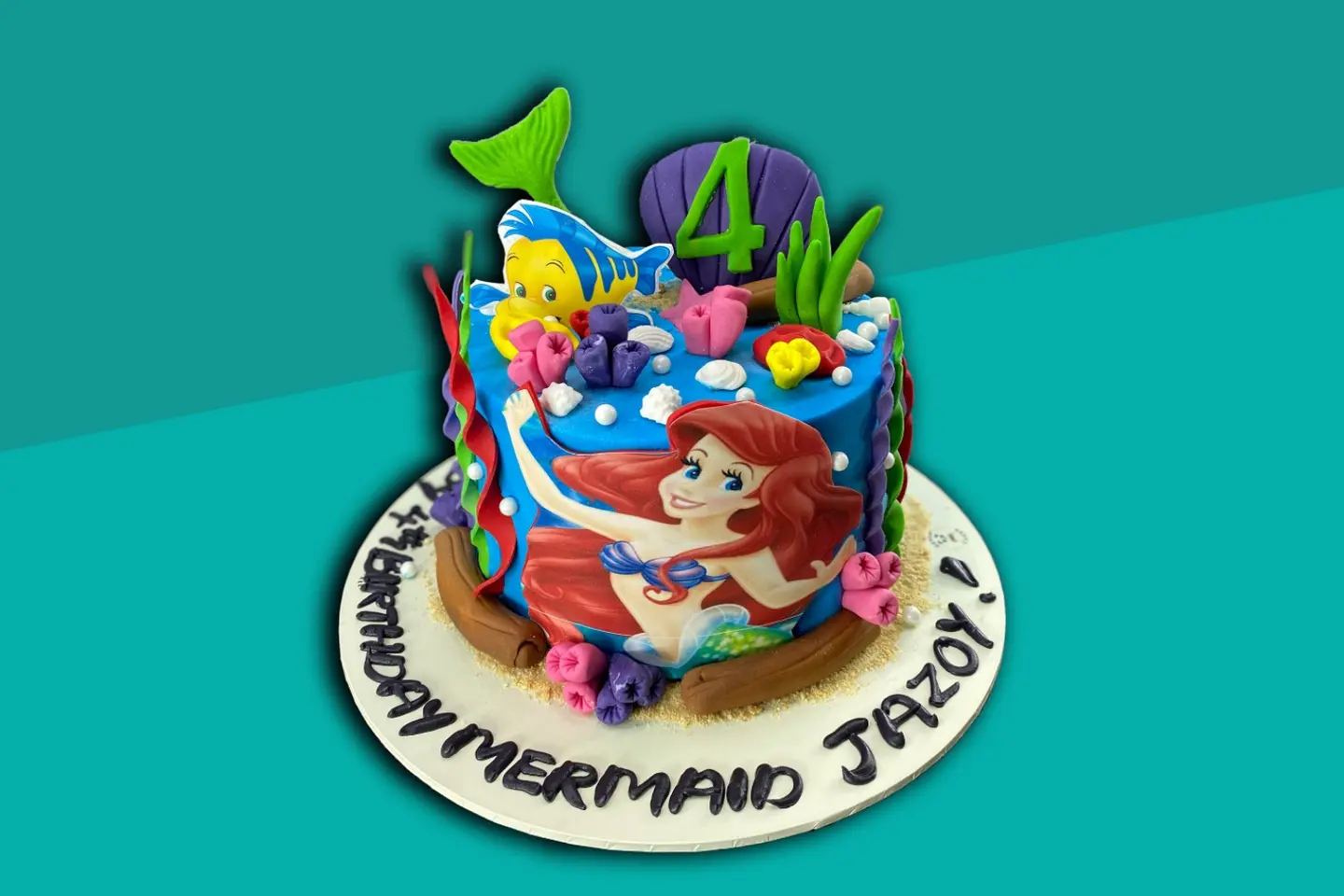 Ariel Mermaid Cake