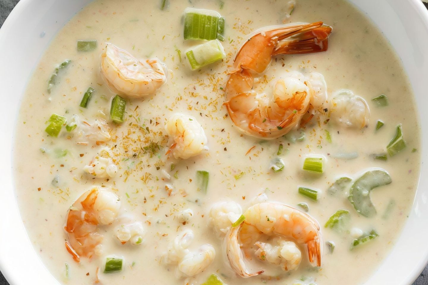 شوربة جمبري  كريمة