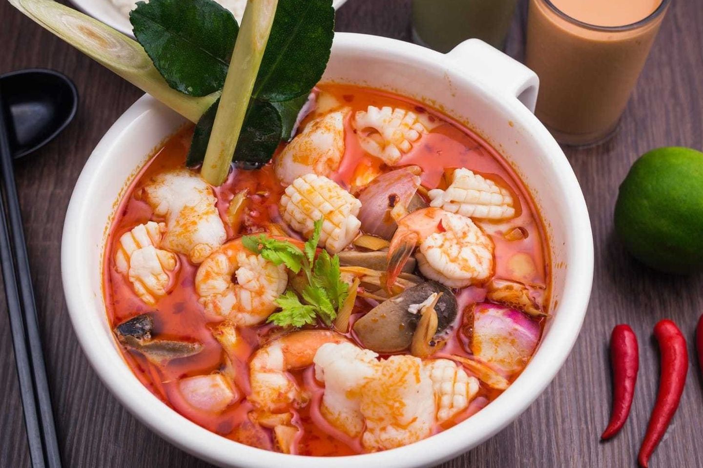 شوربة جمبري اسكندراني