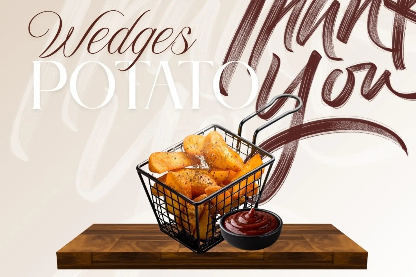 بطاطس اجنحة مقلية