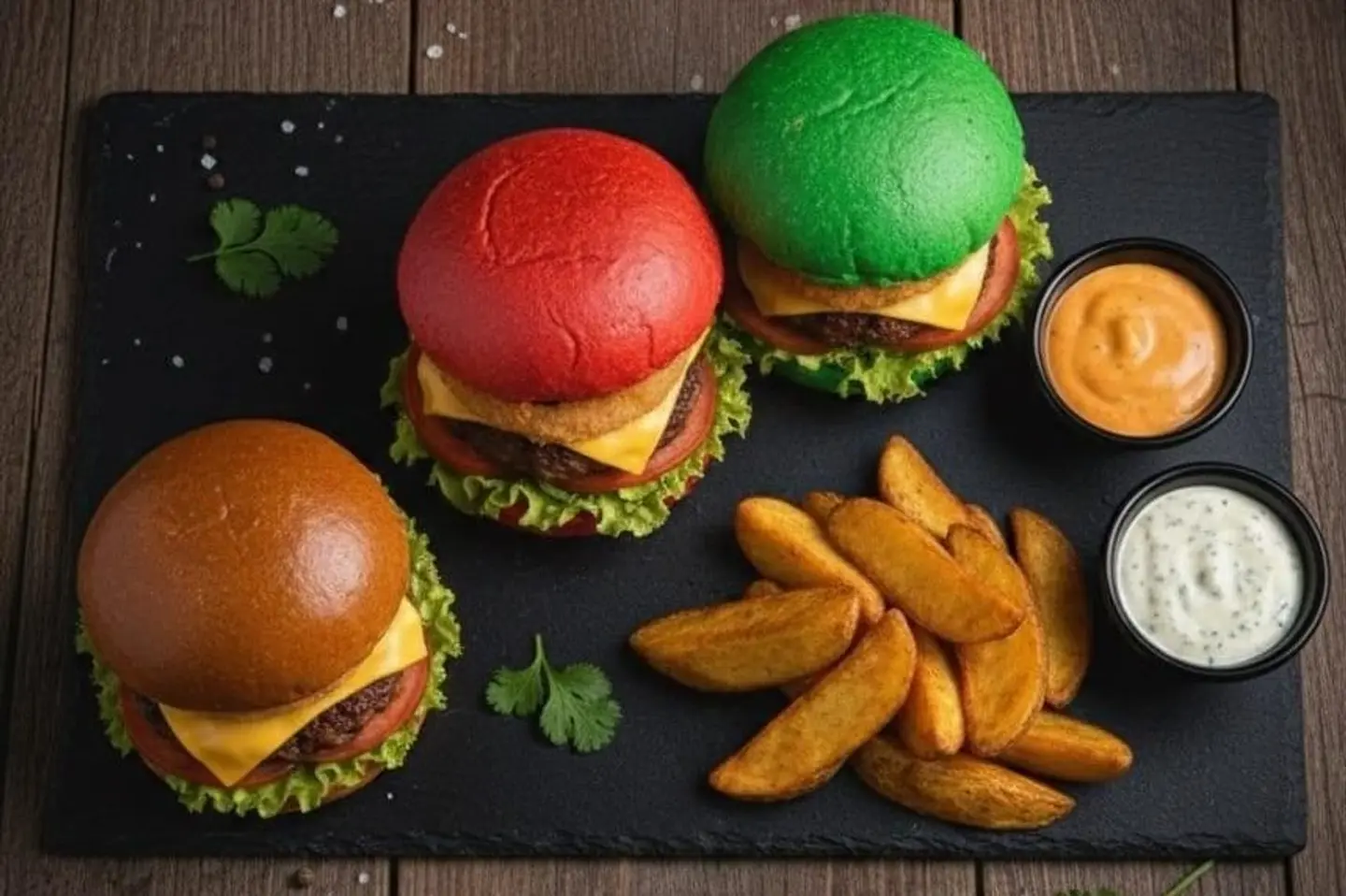 سلايدر برجر لحم