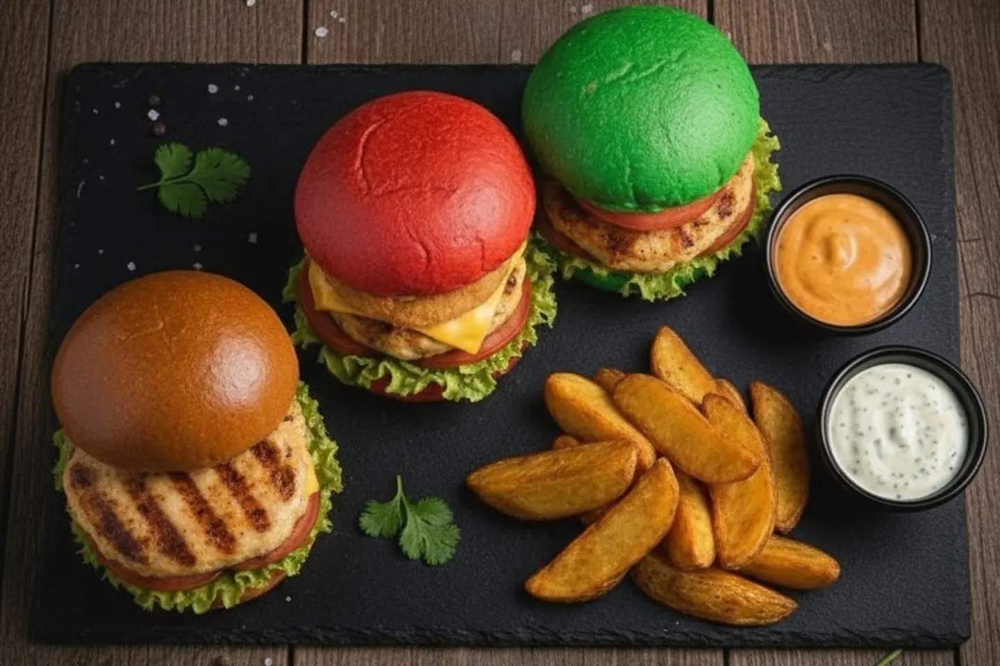 سلايدر برجر دجاج