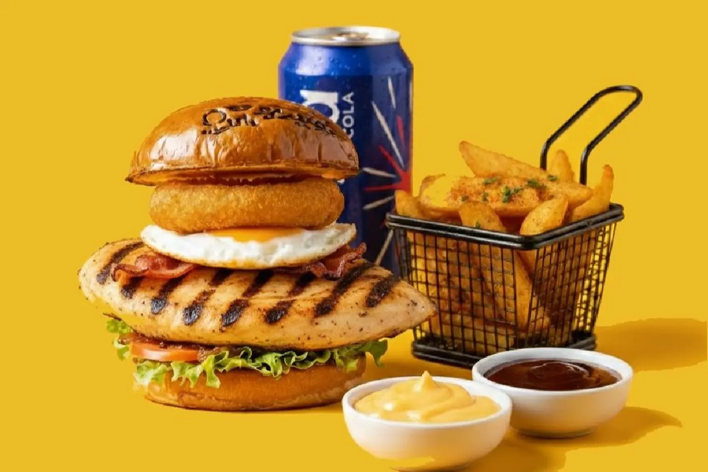 برجر دجاج تصبيرة وأكثر