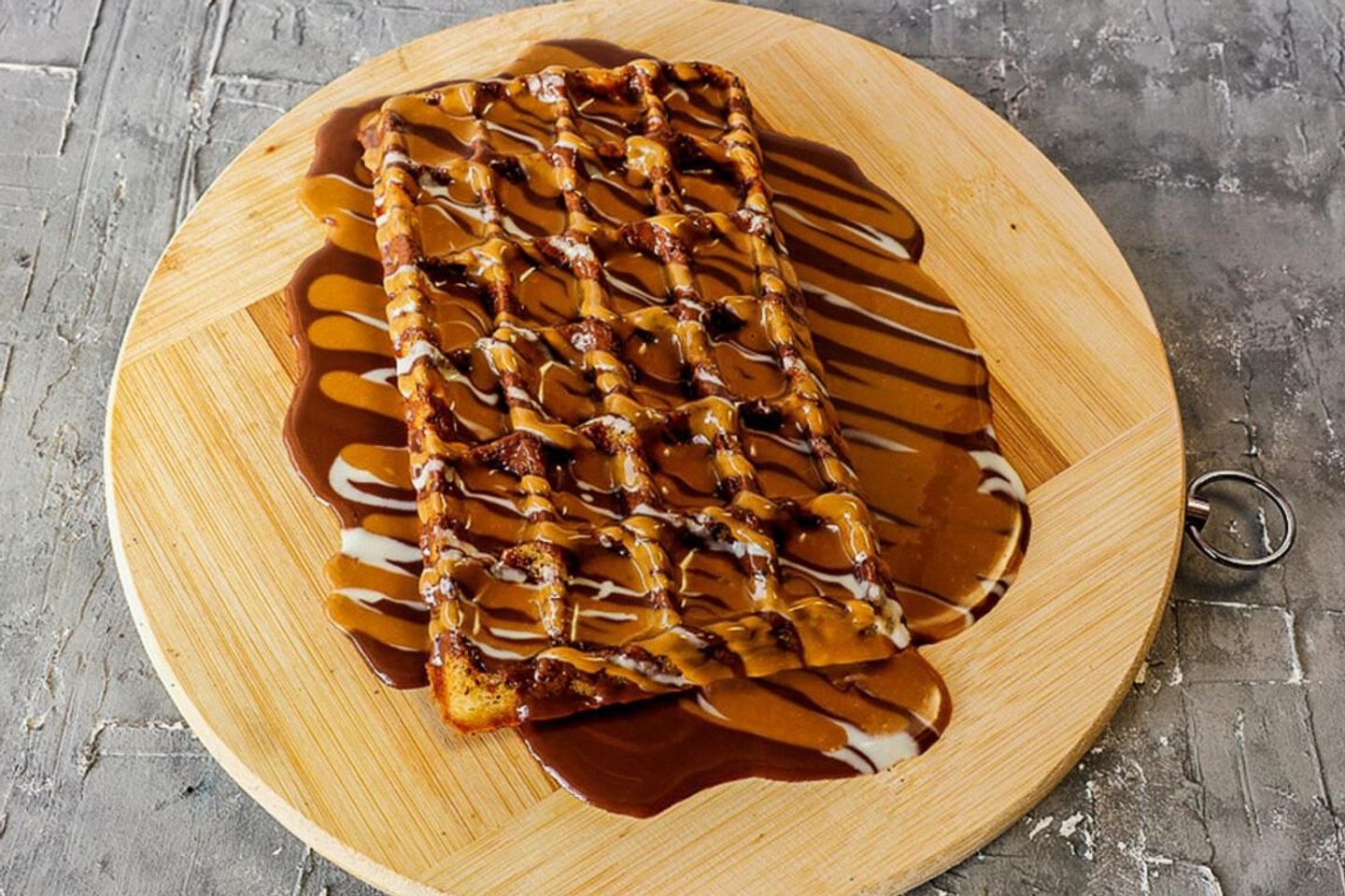 Waffle Mix Nutella With Lotus