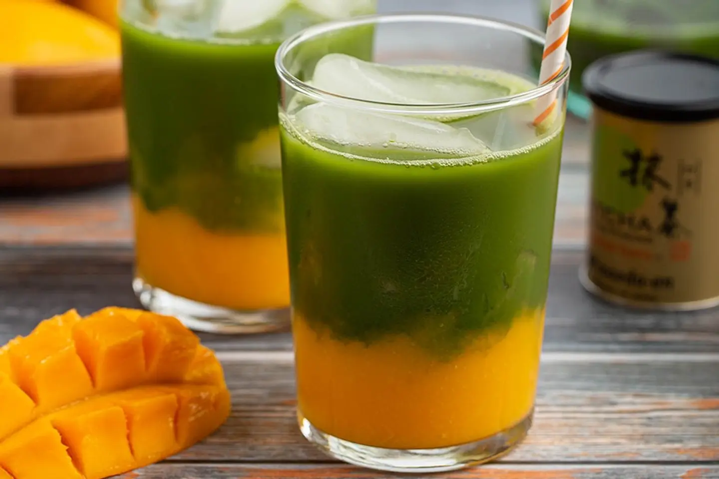 Iced Mango Matcha