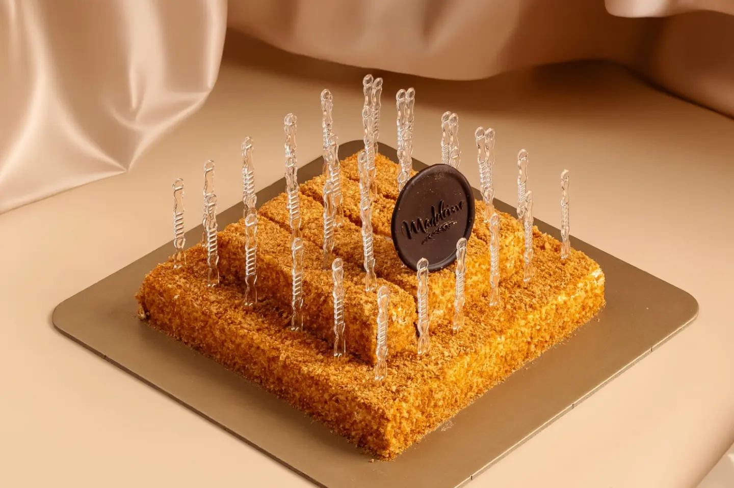 Honey Cake Bites Big