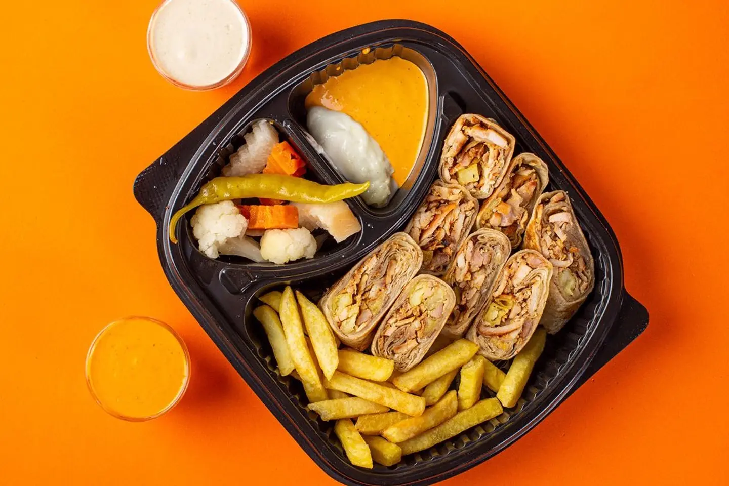 Arabic Shawarma Plate Chicken