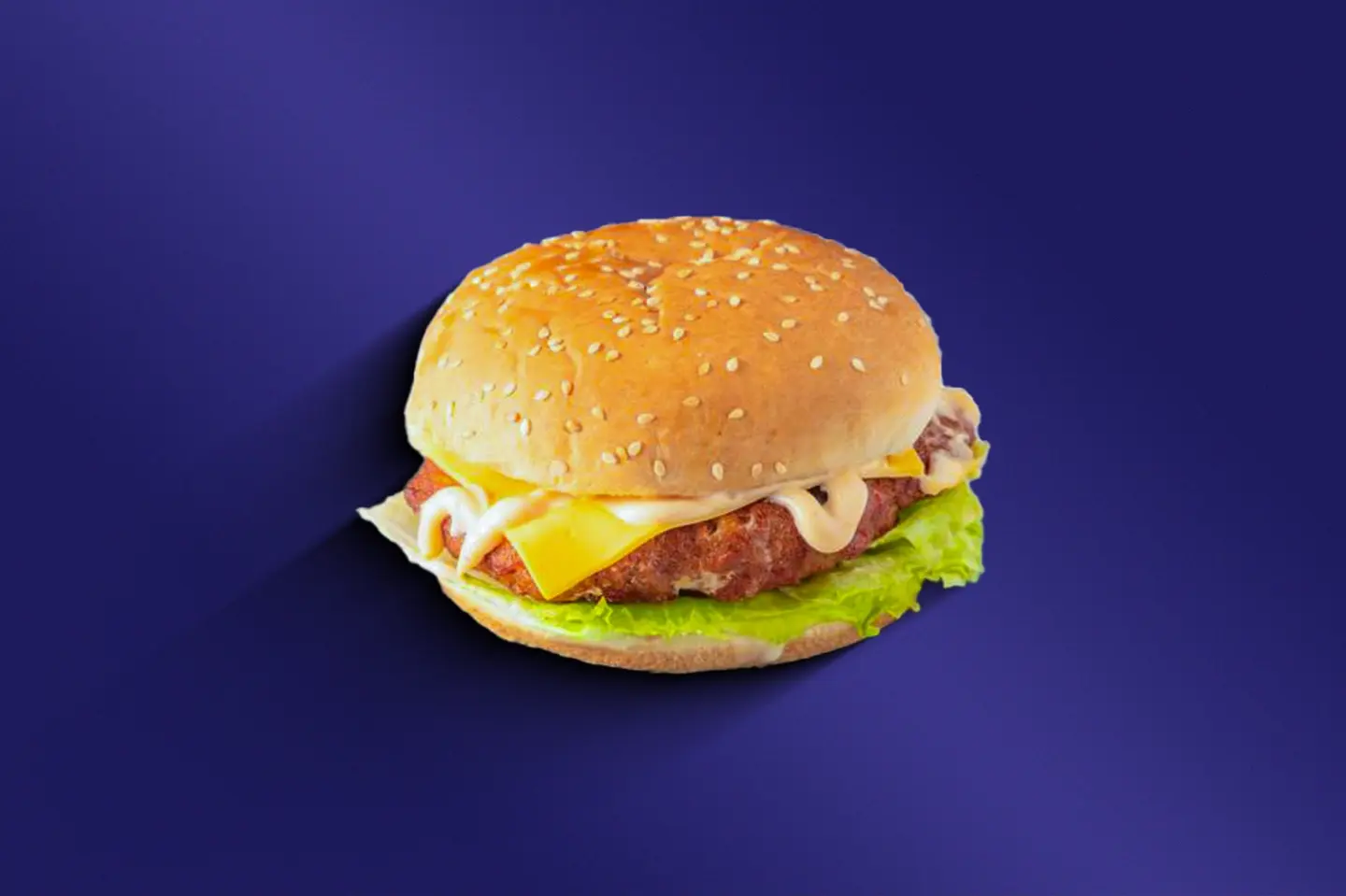 شريمبر برجر بالجبنة