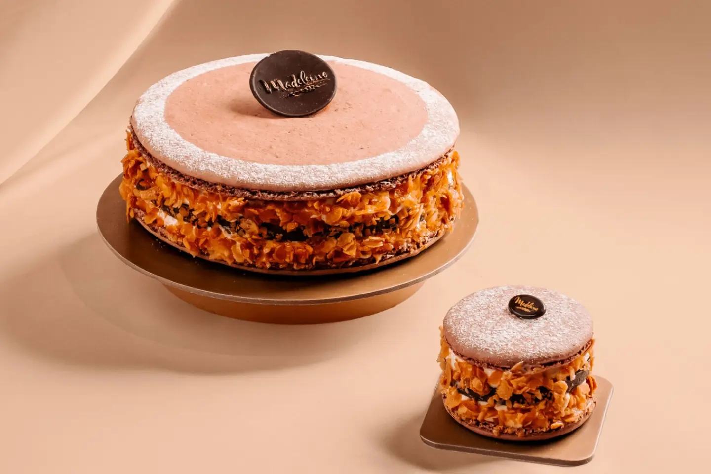Big Salted Caramel Macaroon