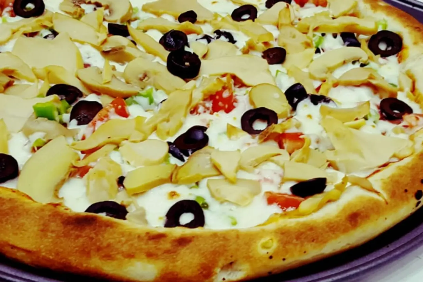 Large Vegetables Mushroom Pizza