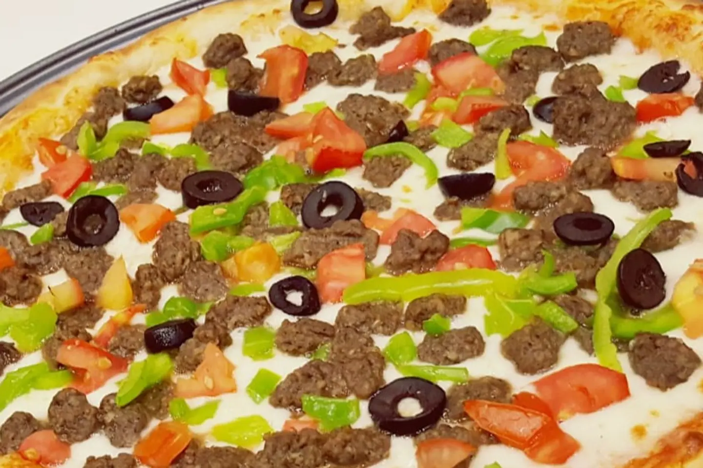 Large Meat Slices Pizza