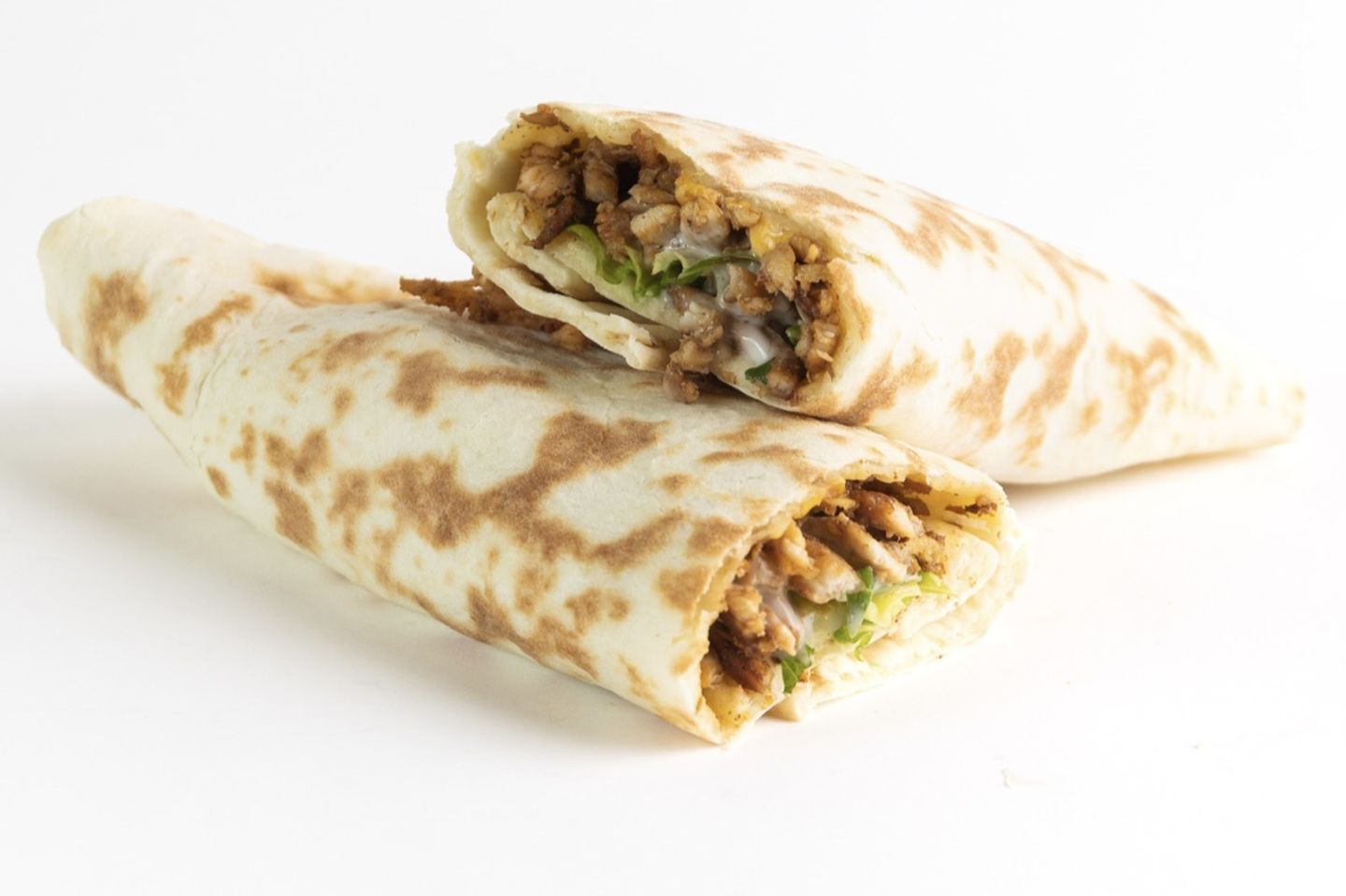 شاورما الدجاج بالجبن