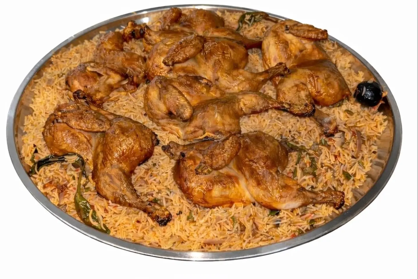 Half Mandi Chicken With Rice