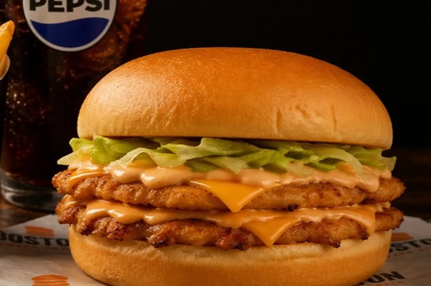 نور دجاج دبل برجر