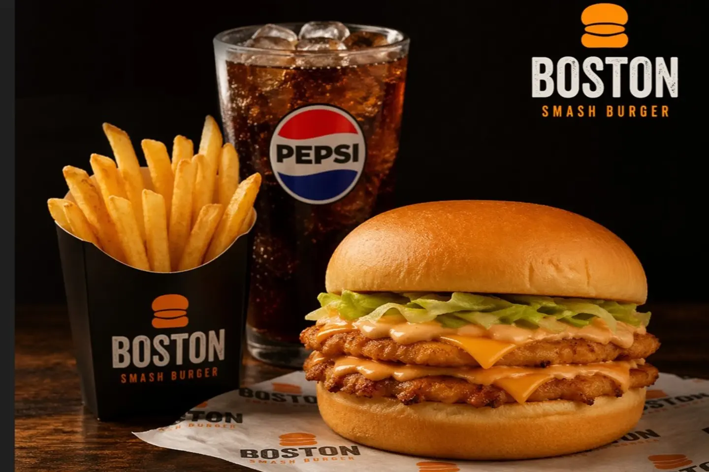 وجبة نور دجاج دبل برجر