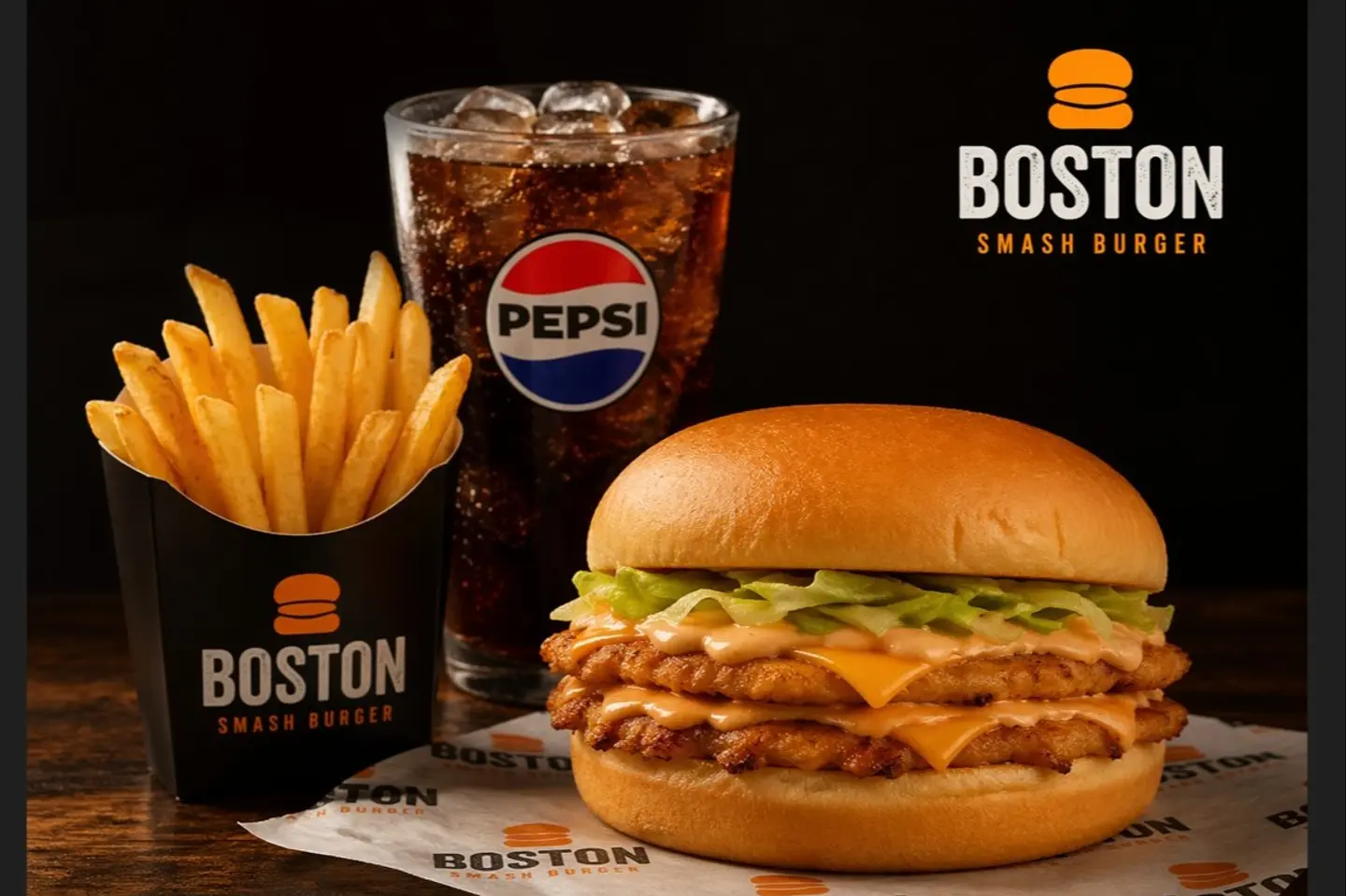 وجبة نور دجاج تربل برجر