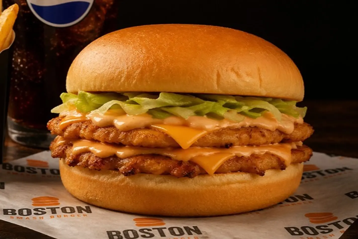 نور براتا تربل دجاج برجر