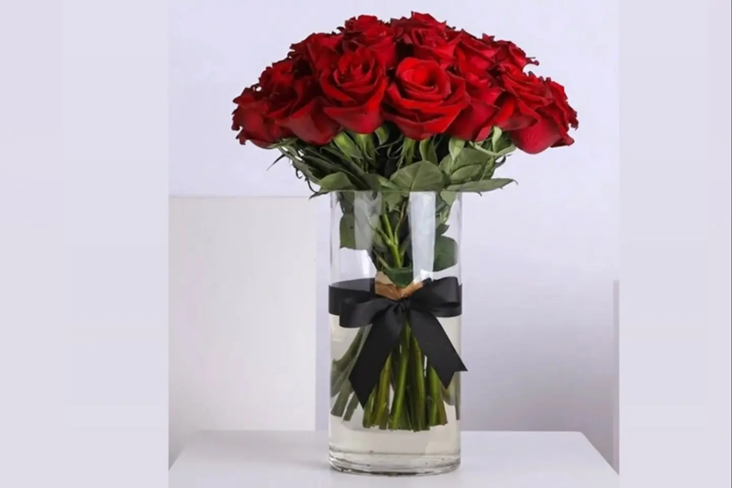 مزهرية وردة حمراء ٢