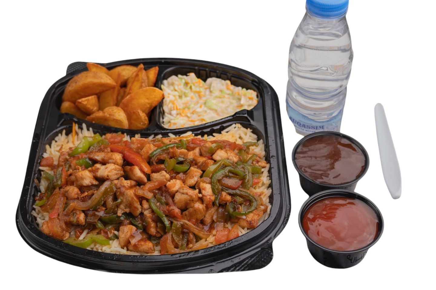 Rice And Fajita Meal