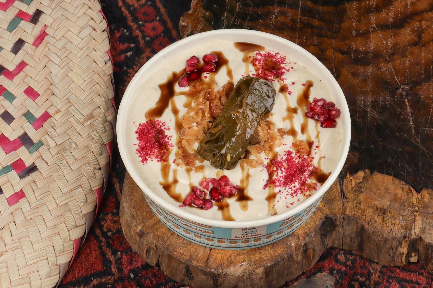 Grape Leaves Fatteh