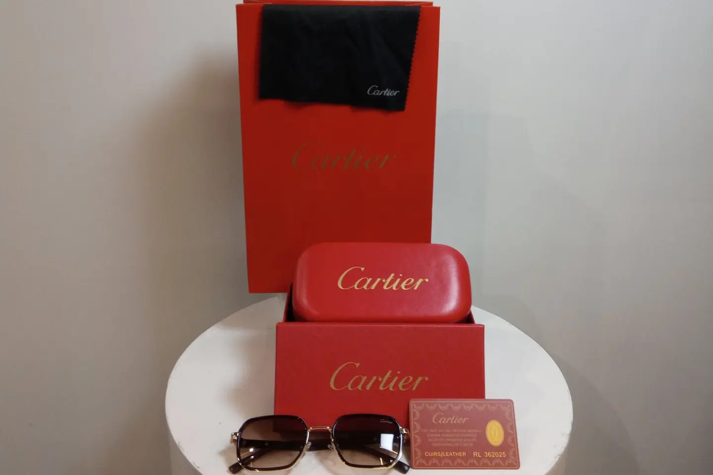 Boy Sunglas Brand Cartier Number 5