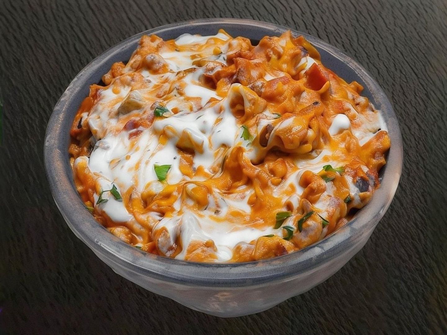 شكشوكة طاوة بالجبنة سائلة