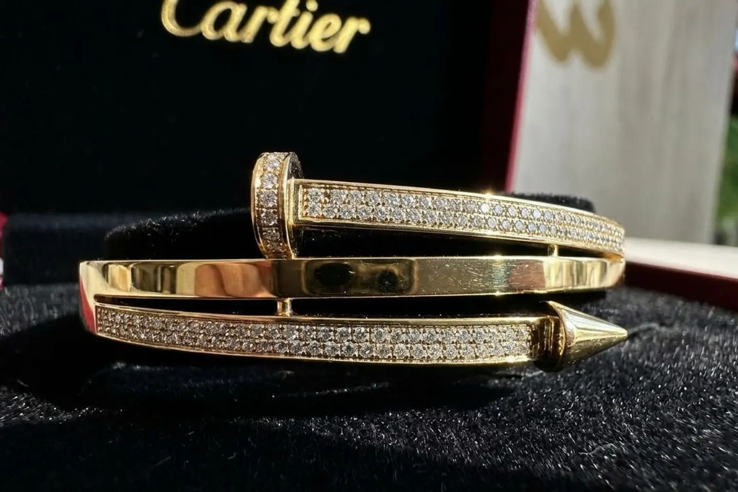 The Diamond Golden Wrap Bangle