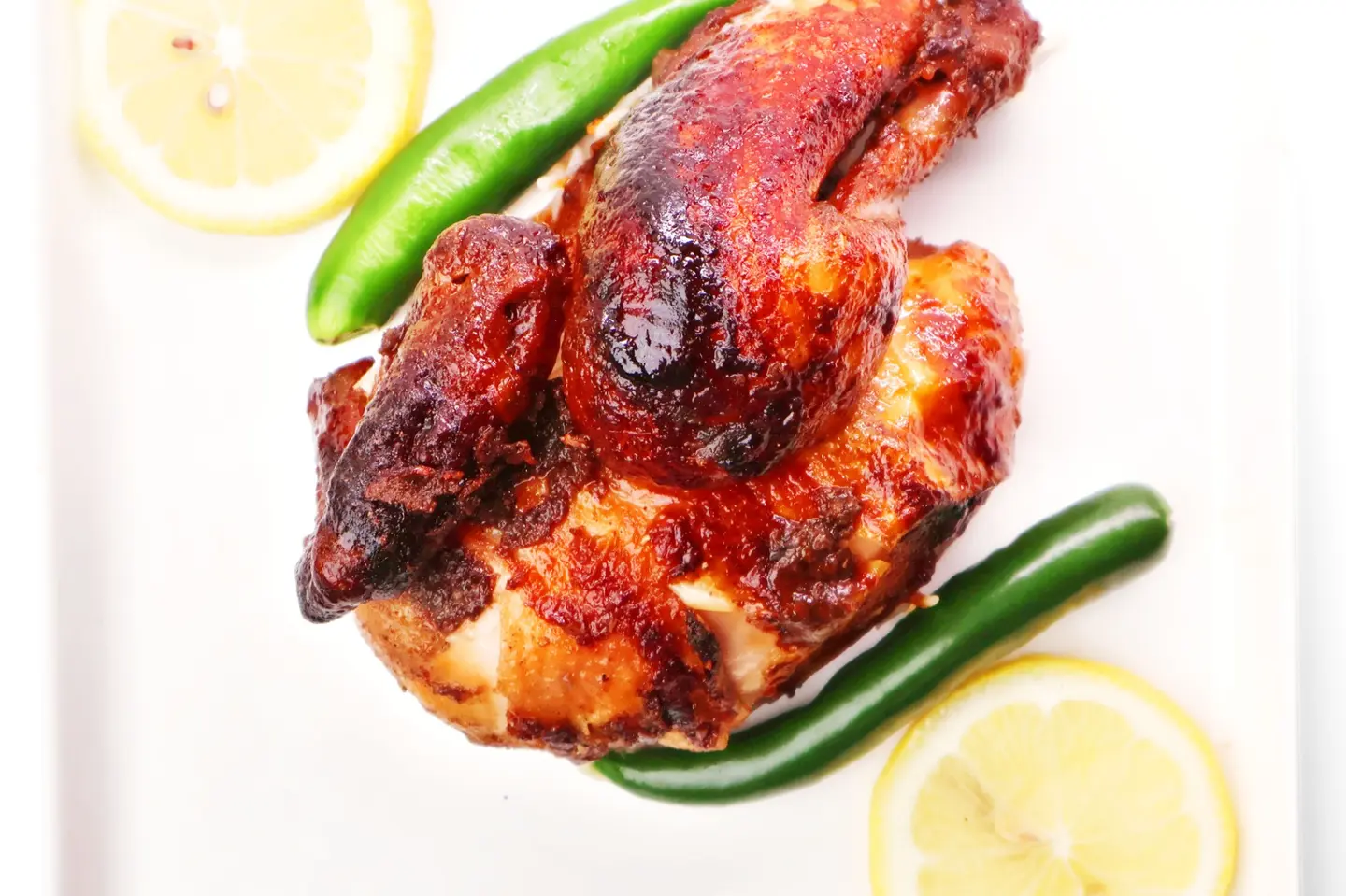 نصف دجاج شواية سادة