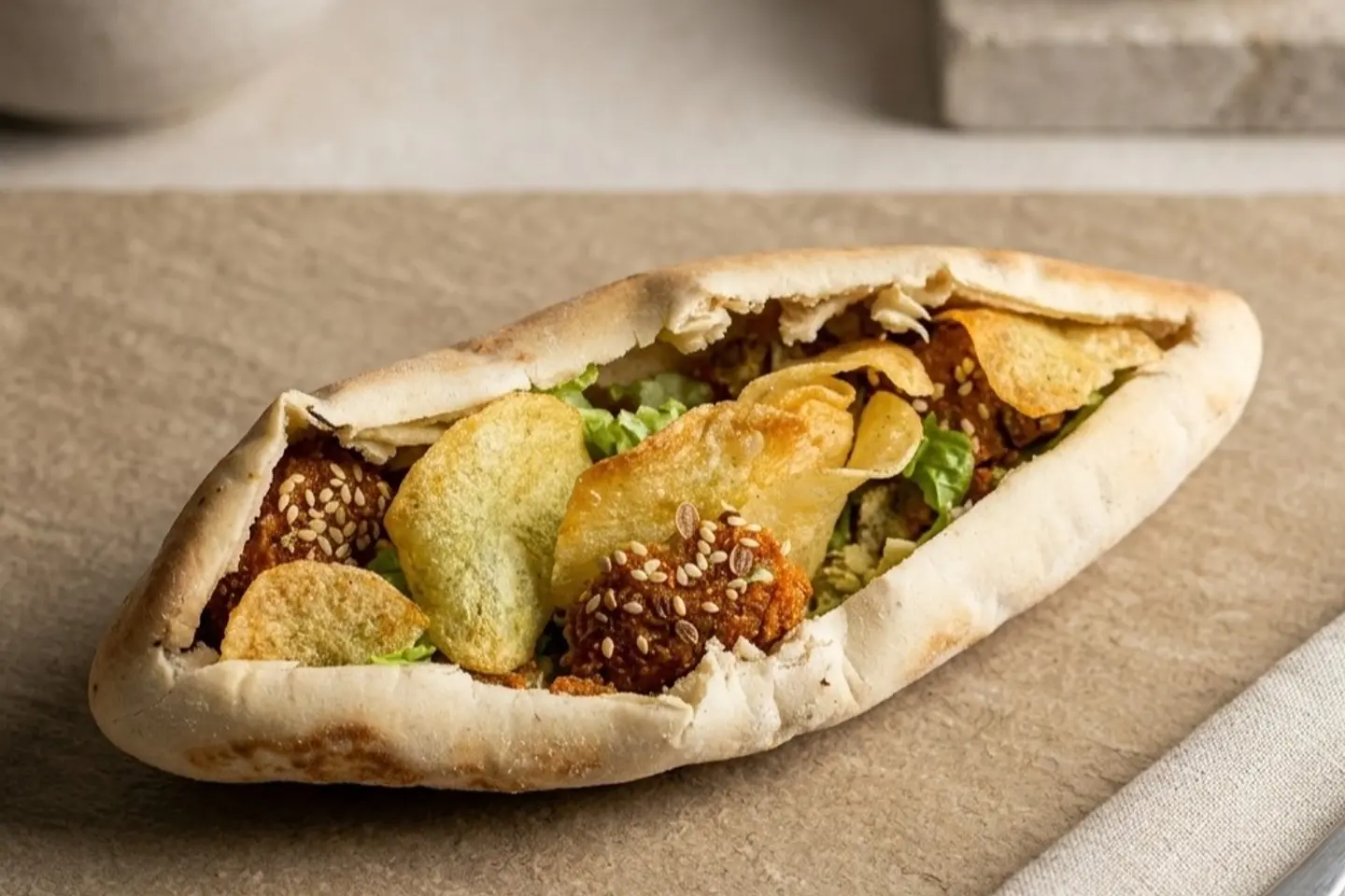 Falafel Mix Sandwich