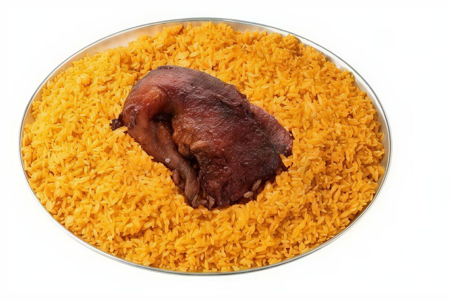 ربع شواية مع الرز