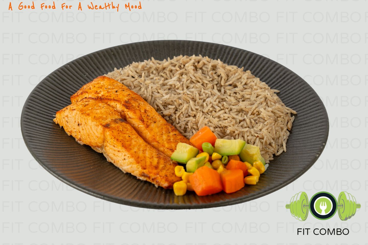 Grilled Salmon - White Rice