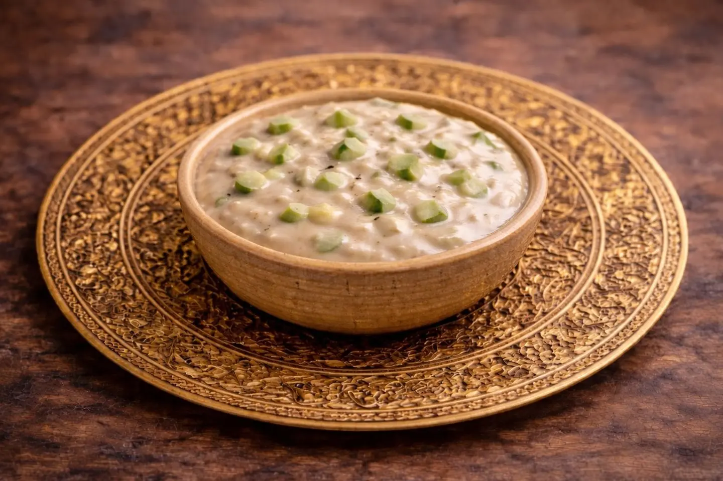 سلطة طحينه بالخيار