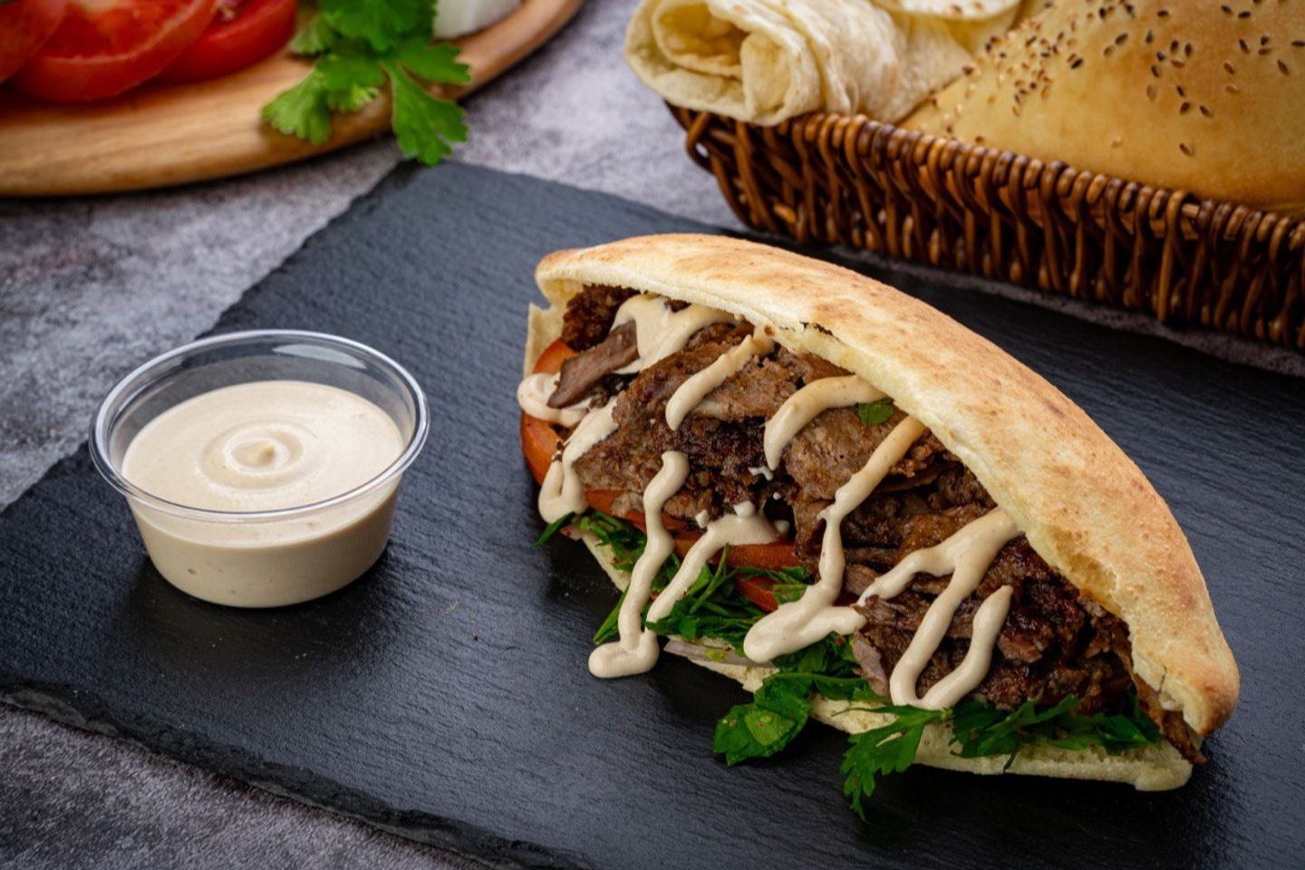 شاورما سنع لحم