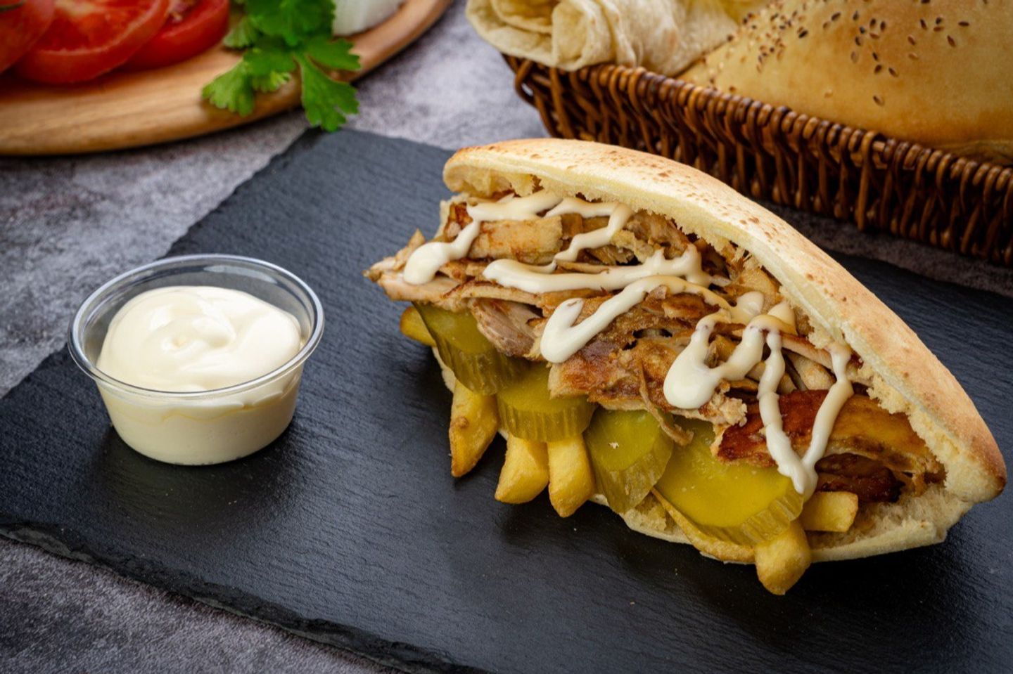 شاورما سنع دجاج