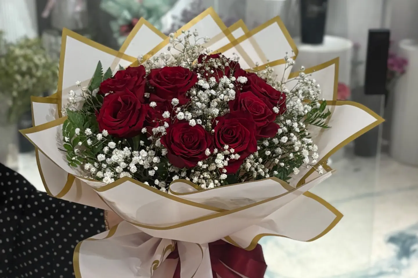 باقة المحبوب الاحمر