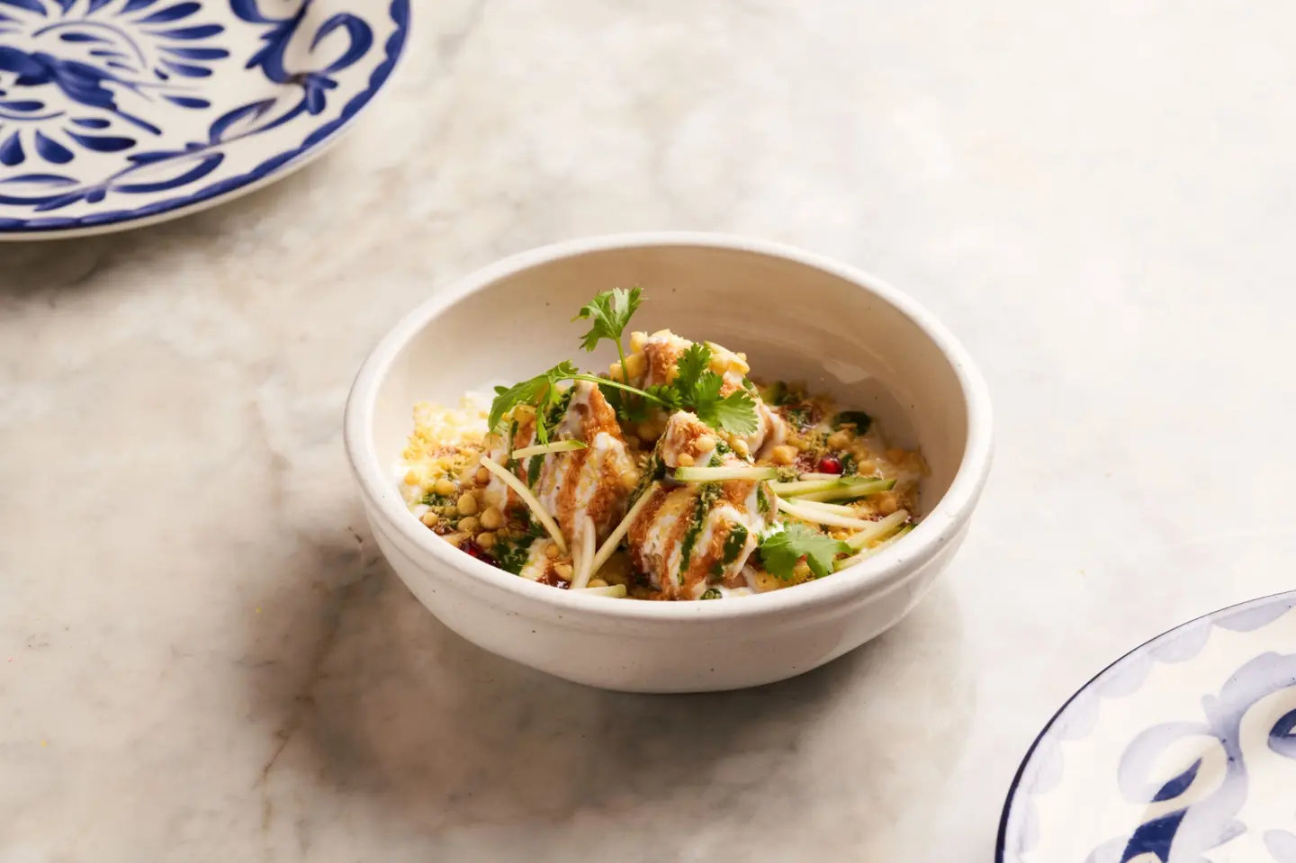 Vegetable Samosa Chaat