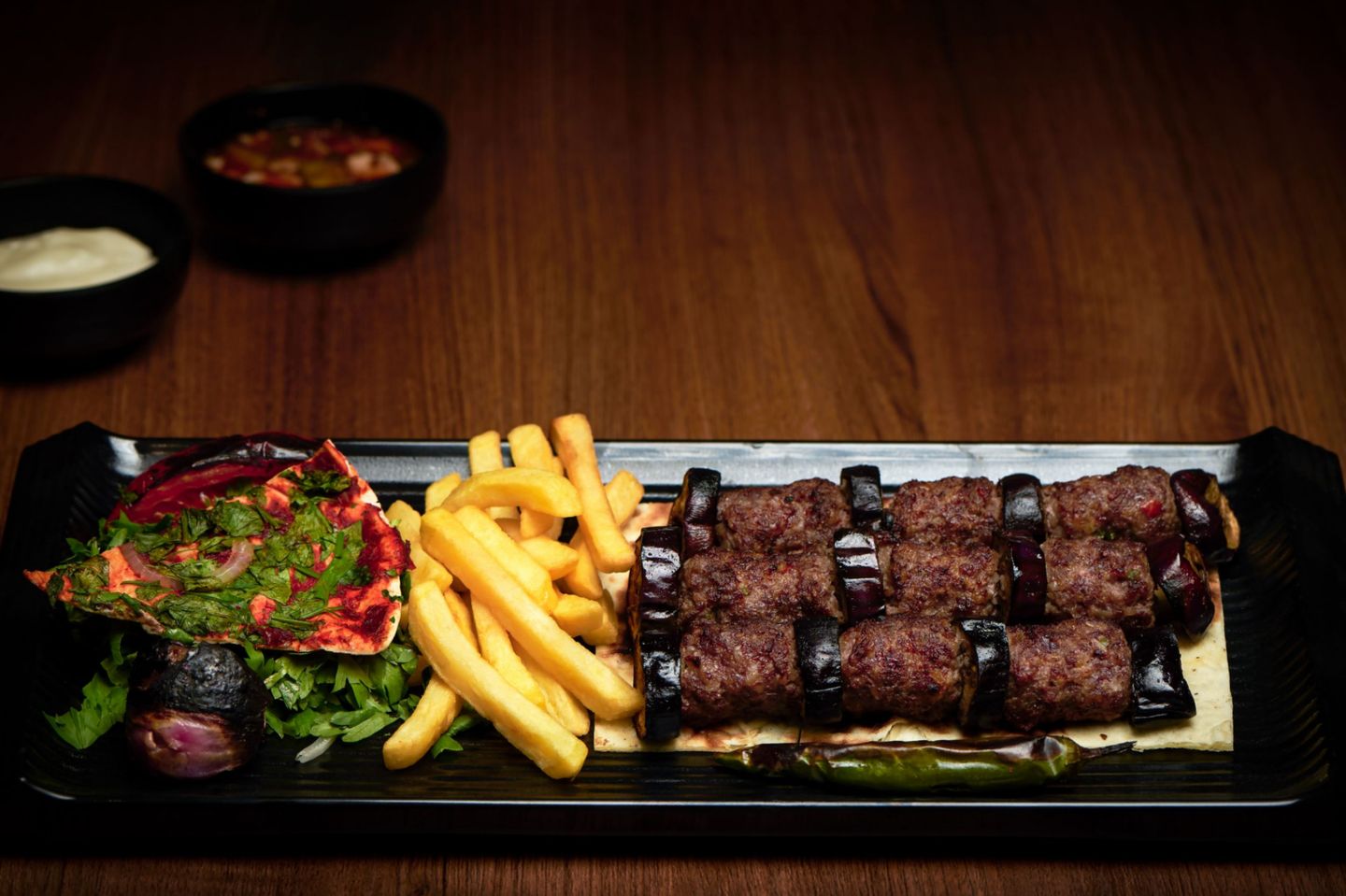 Kebab With Egg Plant