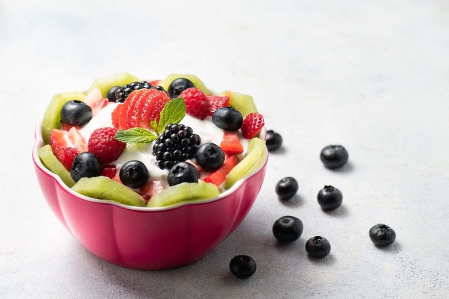 Fresh Rruit Greek Yoghut