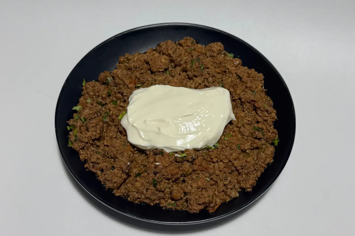 Meat Hamsa With Cheese