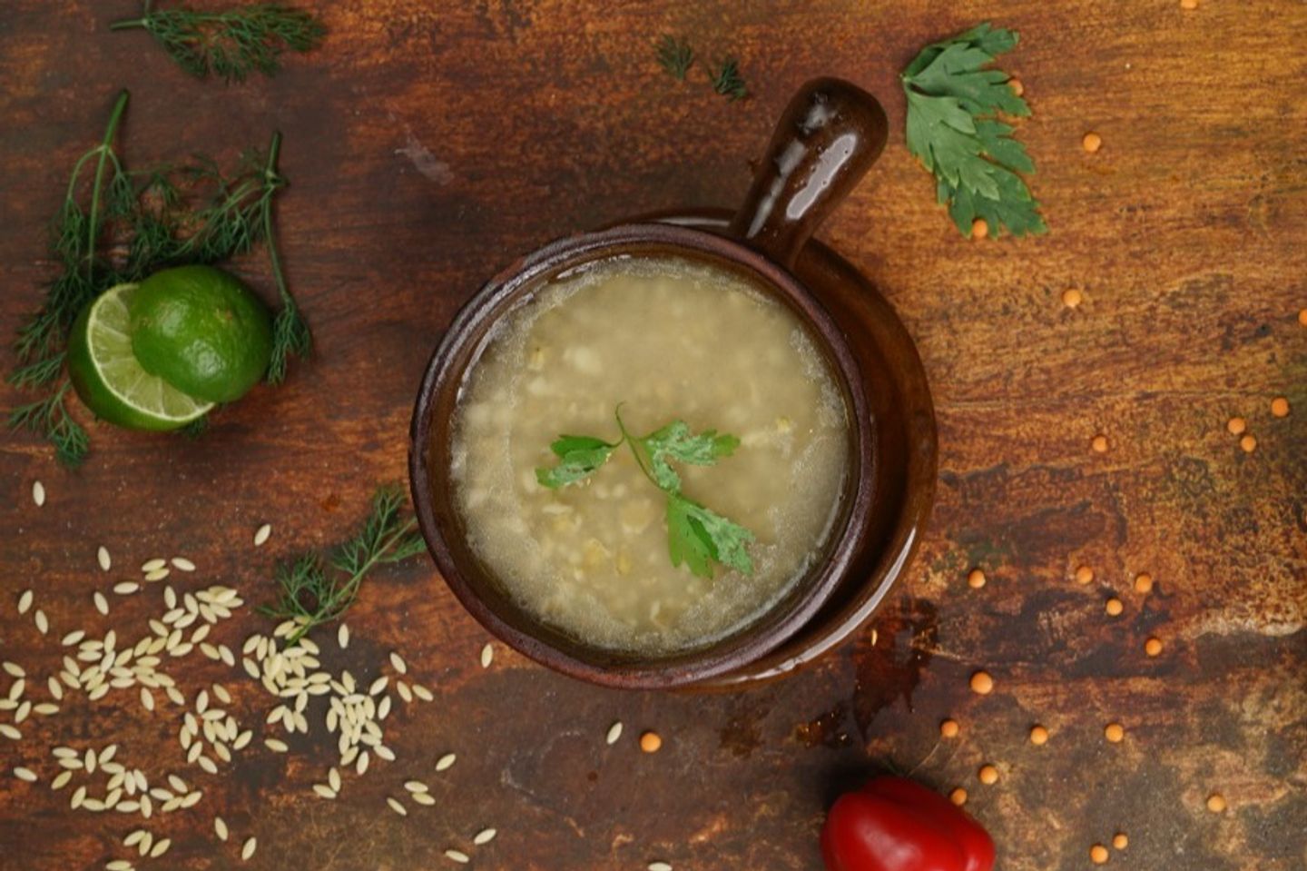 شوربة حمام بالفريك