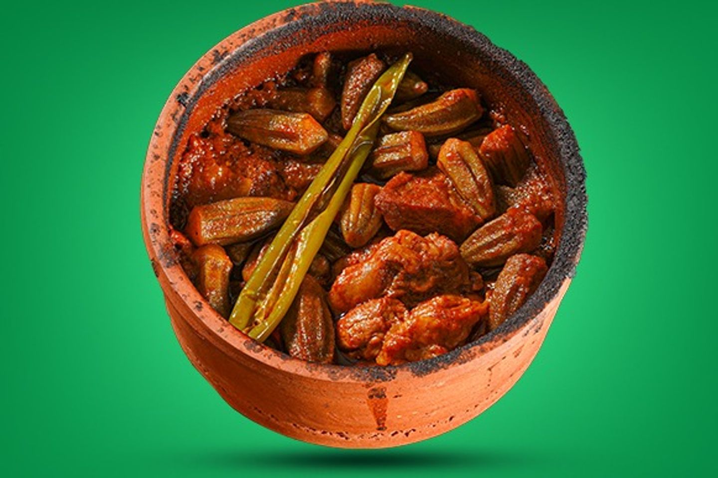بامية باللحمة