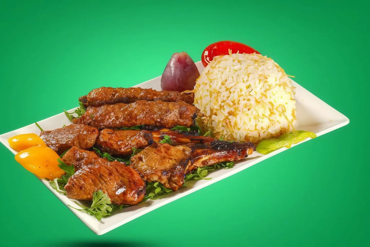 لحوم مشكل ريش